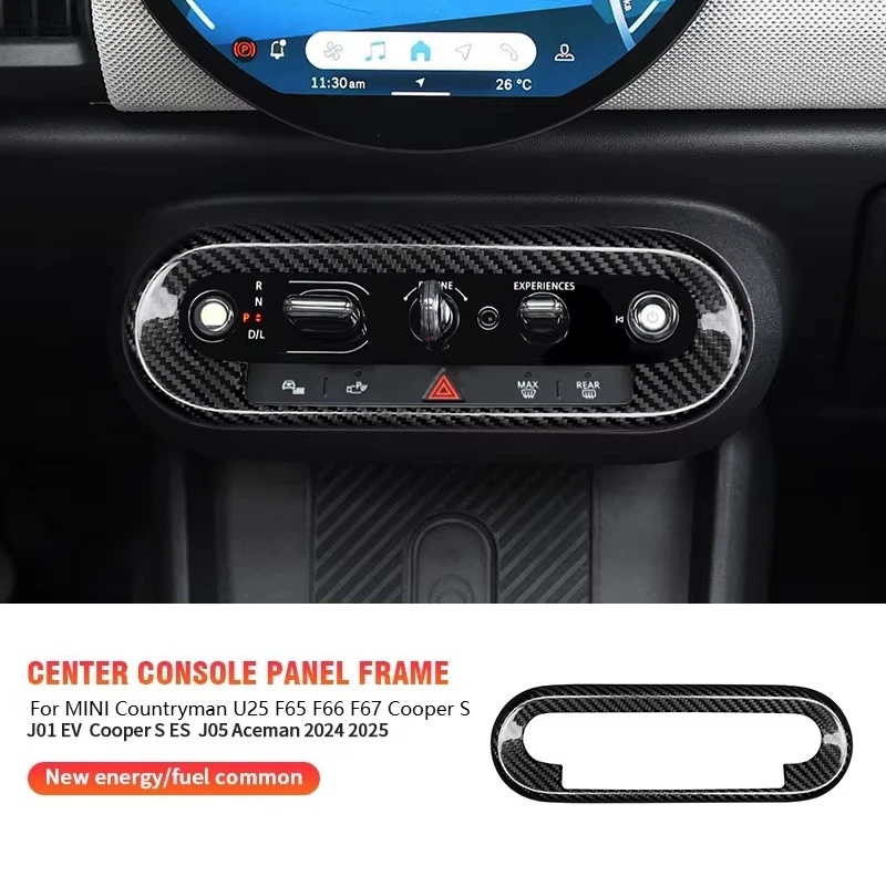 For MINI Countryman U25 F65 F66 F67 Cooper S J01 EV ES J05 Aceman 2024-2025 Real Dry Carbon Fiber center console panel frame
For MINI Countryman U25 F65 F66 F67 Cooper S J01 EV ES J05 Aceman 2024-2025 Real Dry Carbon Fiber center console panel frame