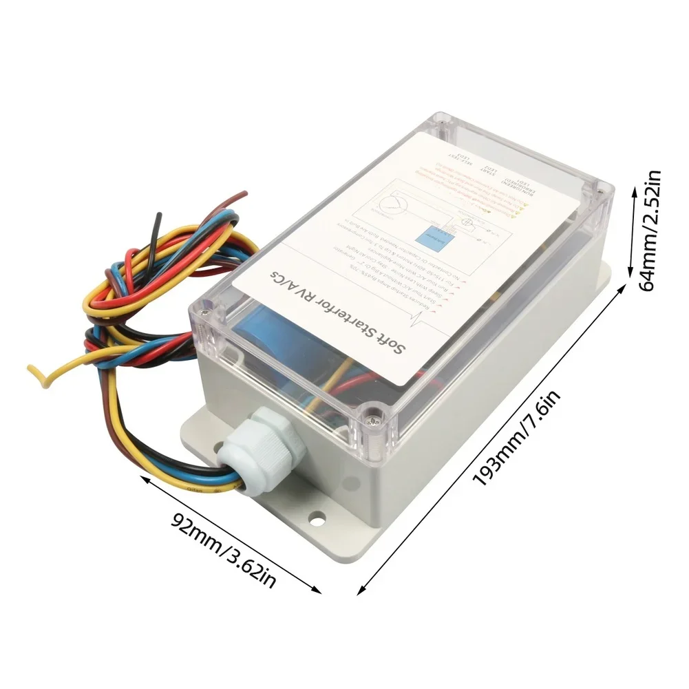 RV For AC Soft Starter Compatible with Compressor Reduces Power Surge at Startup by 65 Percent Low Operational Noise
RV For AC Soft Starter Compatible with Compressor Reduces Power Surge at Startup by 65 Percent Low Operational Noise