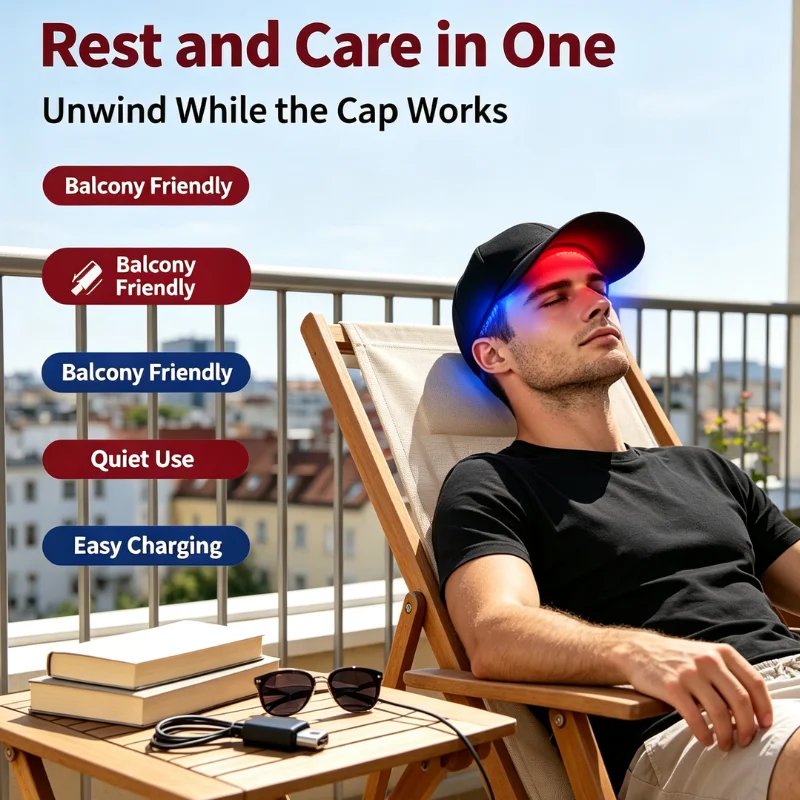 Anti Hair Loss Red Light Therapy Cap Infrared Hair Growth Device for Scalp Circulation Stimulation Home Treatment
Anti Hair Loss Red Light Therapy Cap Infrared Hair Growth Device for Scalp Circulation Stimulation Home Treatment