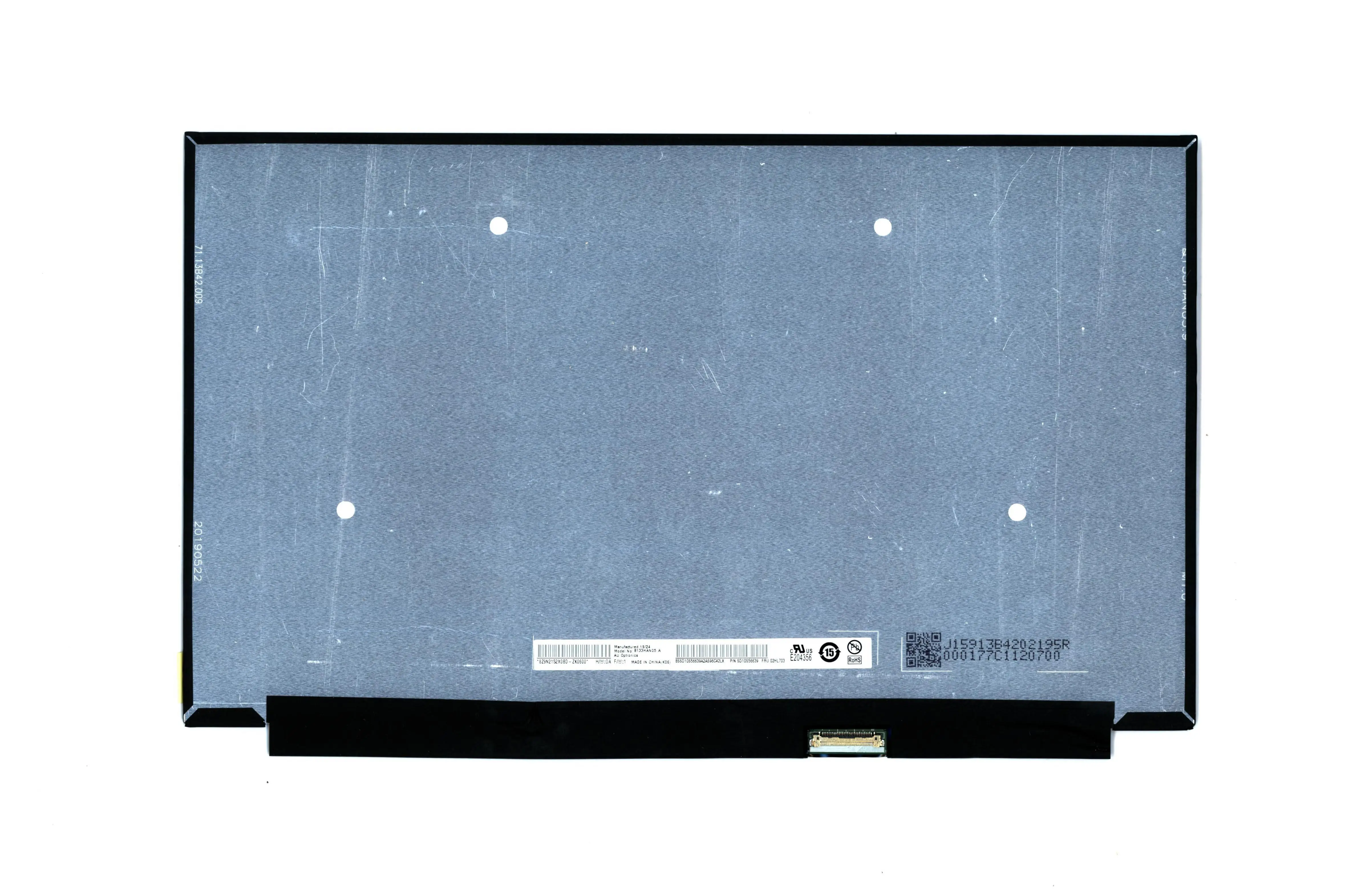 Новый и оригинальный ЖК-экран для ноутбука Lenovo ThinkPad X395 X390 X13 FHD 02HL703
Новый и оригинальный ЖК-экран для ноутбука Lenovo ThinkPad X395 X390 X13 FHD 02HL703
