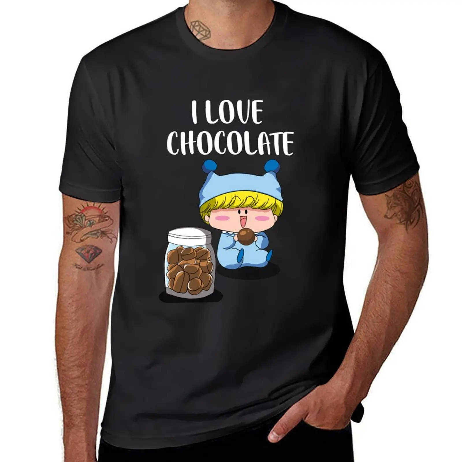 Mirmo - I love chocolate T-Shirt Short sleeve tee vintage clothes plus sizes plain t shirts men
Mirmo - I love chocolate T-Shirt Short sleeve tee vintage clothes plus sizes plain t shirts men