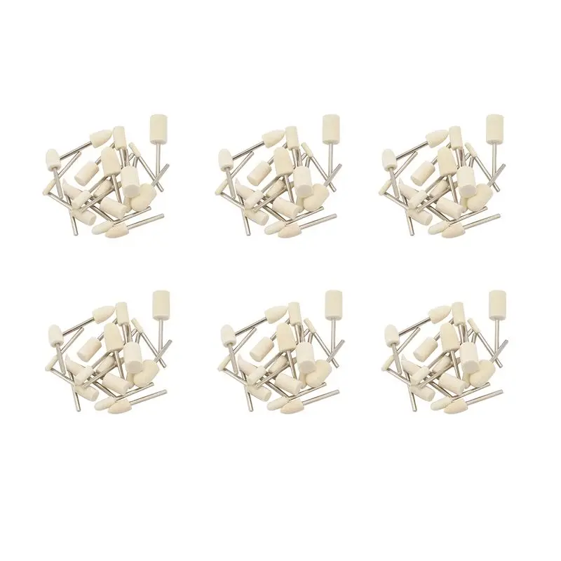 PERFECT MODERN 120Pcs Wool Felt Mounted Mandrel Polishing Buffing Wheels Grinding Bits Grinder Head Polish Rotary Tool - 1/8 Inc
PERFECT MODERN 120Pcs Wool Felt Mounted Mandrel Polishing Buffing Wheels Grinding Bits Grinder Head Polish Rotary Tool - 1/8 Inc