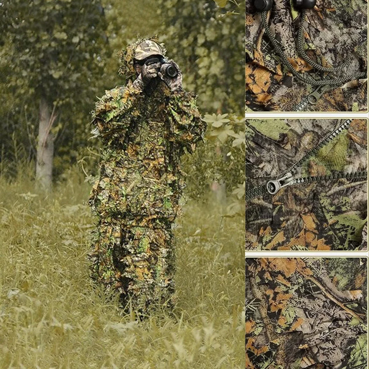 Tactical Camouflage Hunting Clothing Suit Combat Clothes Set Suit Men Women Kids 3D Leafy Bionic Camouflage Hunting Clothing
Tactical Camouflage Hunting Clothing Suit Combat Clothes Set Suit Men Women Kids 3D Leafy Bionic Camouflage Hunting Clothing
