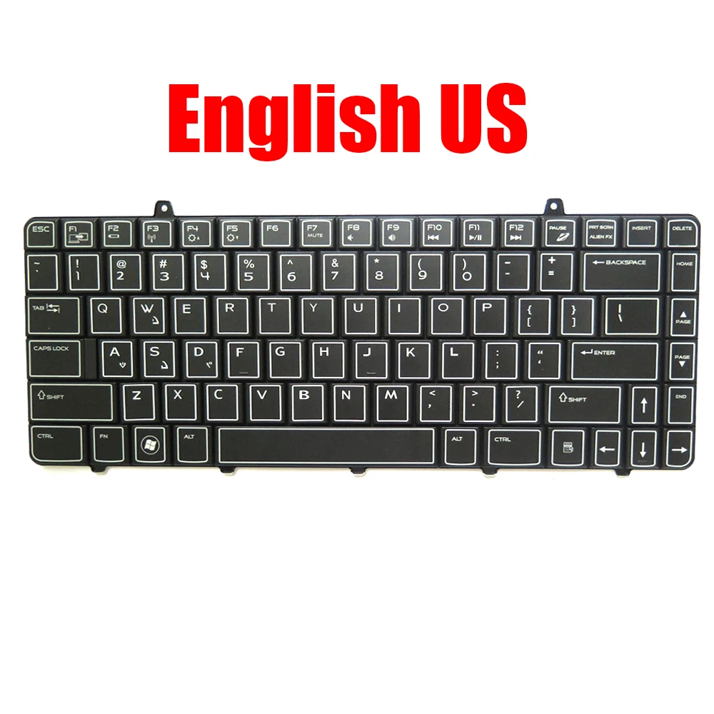 Клавиатура для ноутбука Alienware M11X R2 R3 0X8H3Y X8H3Y V109002DS1 PK130CW1A04, новая английская черная с подсветкой
Клавиатура для ноутбука Alienware M11X R2 R3 0X8H3Y X8H3Y V109002DS1 PK130CW1A04, новая английская черная с подсветкой