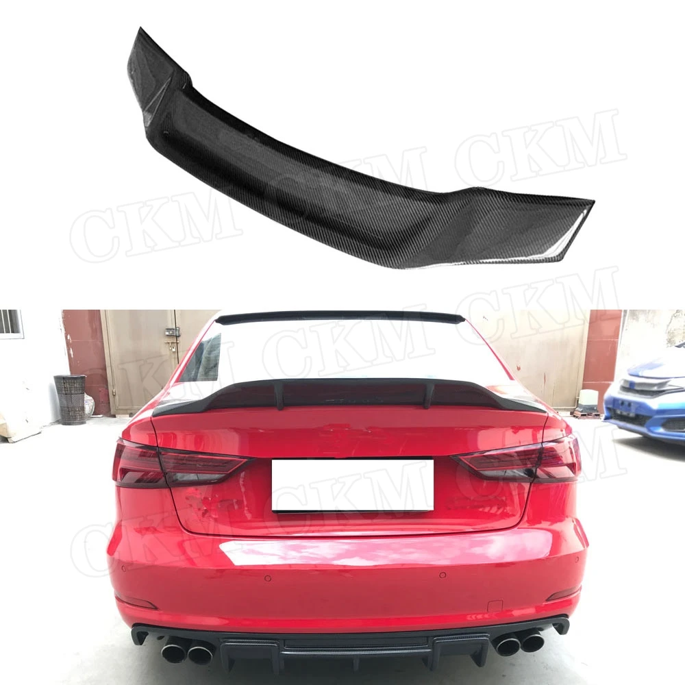 Carbon Fiber Rear Spoiler for Audi A3 S3 Sedan 4 Door 2013-2018 Car Rear Boot Trunk Lid Wings
Carbon Fiber Rear Spoiler for Audi A3 S3 Sedan 4 Door 2013-2018 Car Rear Boot Trunk Lid Wings