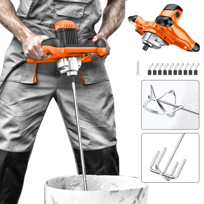 Industrial Grade Mixer 3000W/2800W Handheld Paint Putty Powder Cement Plaster Mortar Coating Mixer 6 Gear Adjustable Speed 220V
Industrial Grade Mixer 3000W/2800W Handheld Paint Putty Powder Cement Plaster Mortar Coating Mixer 6 Gear Adjustable Speed 220V