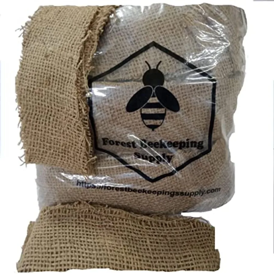 Hive Bee Smoker Fuel for Beekeeping Jute Burlap Smoker Fuel Lights Easily Long Continuous Burn Produces Light Cool Smoke 5 Poun
Hive Bee Smoker Fuel for Beekeeping Jute Burlap Smoker Fuel Lights Easily Long Continuous Burn Produces Light Cool Smoke 5 Poun
