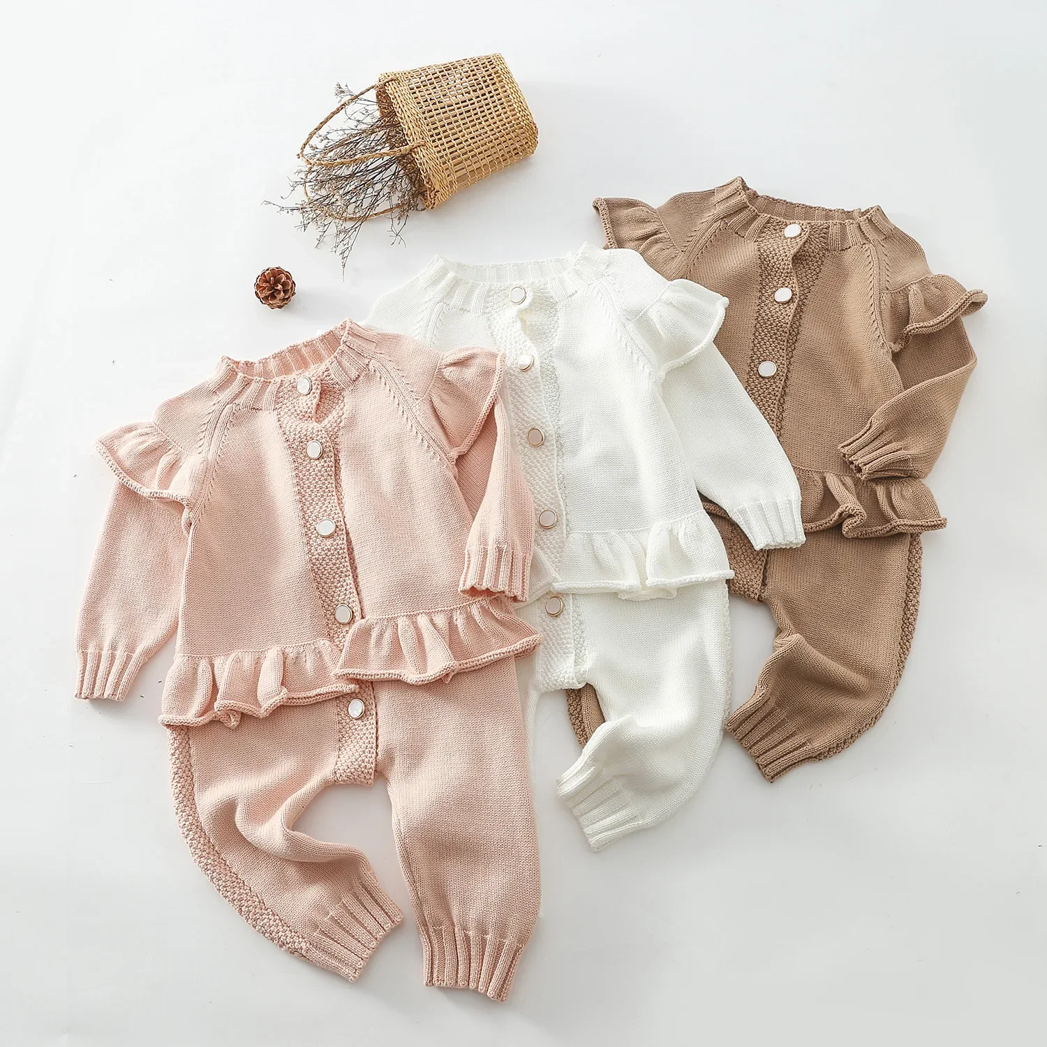 2022 Spring New Baby Clothes Knitting Romper Lace Jumpsuit Girls Outfits Korean Newborn Overalls Baby Girls Clothes
2022 Spring New Baby Clothes Knitting Romper Lace Jumpsuit Girls Outfits Korean Newborn Overalls Baby Girls Clothes