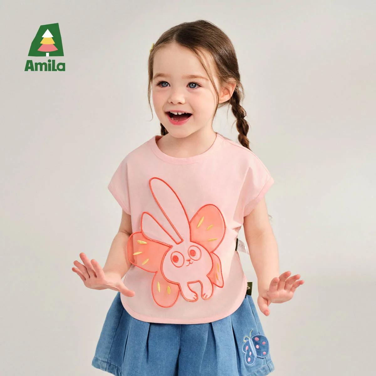 Amila Baby T-shirt 2025 Summer New Comfortable Round Neck Casual Breathable Cute Pattern Clothing
Amila Baby T-shirt 2025 Summer New Comfortable Round Neck Casual Breathable Cute Pattern Clothing