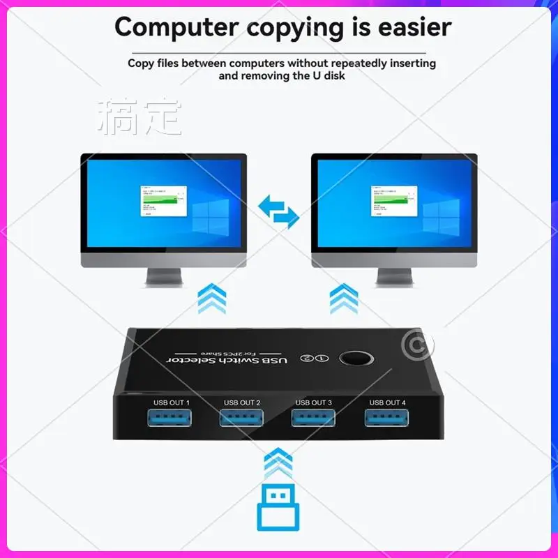 ABT-2 Входы 4 выхода Адаптер USB-переключателя Общий USB-коммутатор, совместимый с различными USB-устройствами
ABT-2 Входы 4 выхода Адаптер USB-переключателя Общий USB-коммутатор, совместимый с различными USB-устройствами