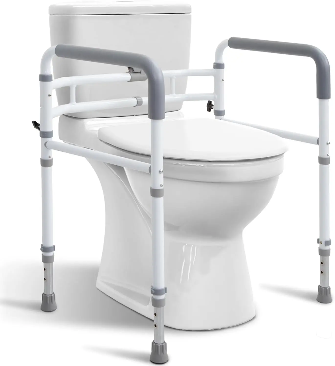 Adjustable Toilet Safety Rail for Elderly & Disabled Adults - Fits Most Toilets, Bathroom Handles & Grab Bars
Adjustable Toilet Safety Rail for Elderly & Disabled Adults - Fits Most Toilets, Bathroom Handles & Grab Bars