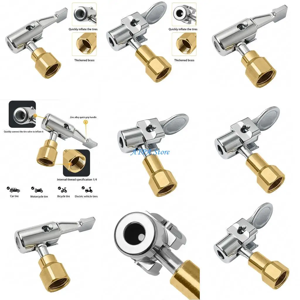 U13C Strong Alloy Air Chuck Tool Enables Fast Inner Tire Inflation On Commercial Vehicles without Wheel Removal 2 Type
U13C Strong Alloy Air Chuck Tool Enables Fast Inner Tire Inflation On Commercial Vehicles without Wheel Removal 2 Type