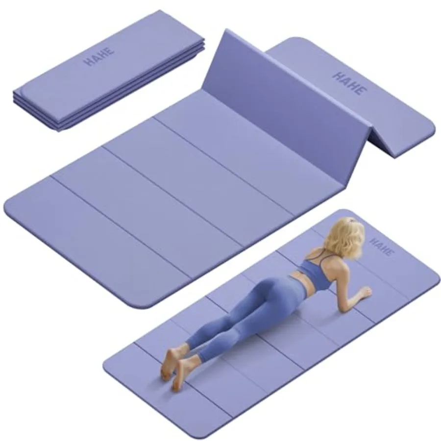 Foldable Yoga Mat, 74"Lx32"Wx1/3"Thick, Folding Exercise Mat, Non-slip Wide Pilates Mats for Home Workout/Travel, Portable Yoga
Foldable Yoga Mat, 74"Lx32"Wx1/3"Thick, Folding Exercise Mat, Non-slip Wide Pilates Mats for Home Workout/Travel, Portable Yoga