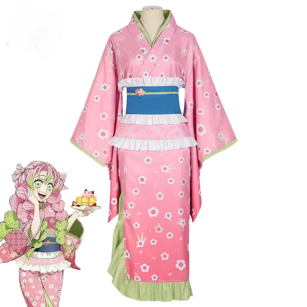 Anime Demon Slayer Kimono Cosplay Costume Pink Floral Haori Halloween Outfit Full Set for Women - Sakura Theme Party Dress
Anime Demon Slayer Kimono Cosplay Costume Pink Floral Haori Halloween Outfit Full Set for Women - Sakura Theme Party Dress