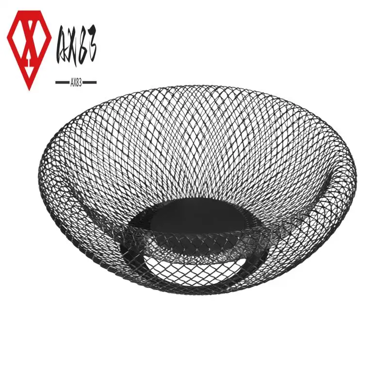 AX83-Metal Mesh Creative Countertop Fruit Snacks Basket Bowl Stand For Kitchen, Large Black Decorative Table Centerpiece Holder
AX83-Metal Mesh Creative Countertop Fruit Snacks Basket Bowl Stand For Kitchen, Large Black Decorative Table Centerpiece Holder