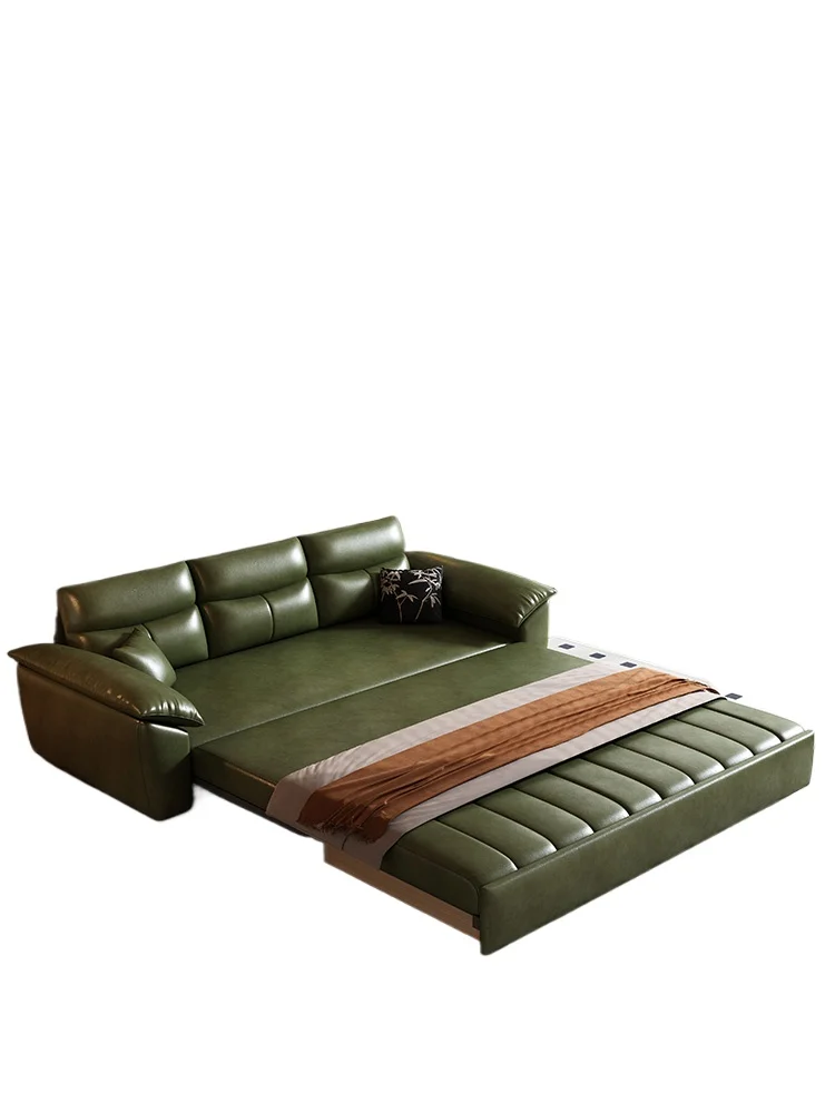 Retro oil wax leather sofa bed folding dual-purpose 2025 new living room multi-functional small apartment broaching
Retro oil wax leather sofa bed folding dual-purpose 2025 new living room multi-functional small apartment broaching