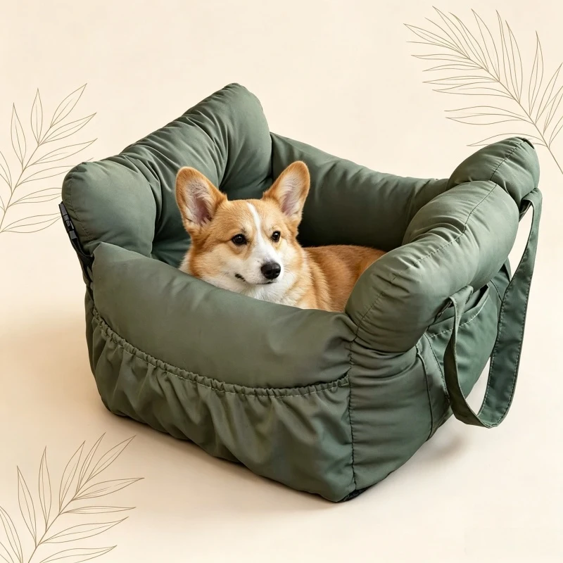 Dog Car Seat with Safety Belt - Non-Slip Pet Car Bed for Small Dogs, Washable Travel Carrier with Secure Straps for Safe Car
Dog Car Seat with Safety Belt - Non-Slip Pet Car Bed for Small Dogs, Washable Travel Carrier with Secure Straps for Safe Car
