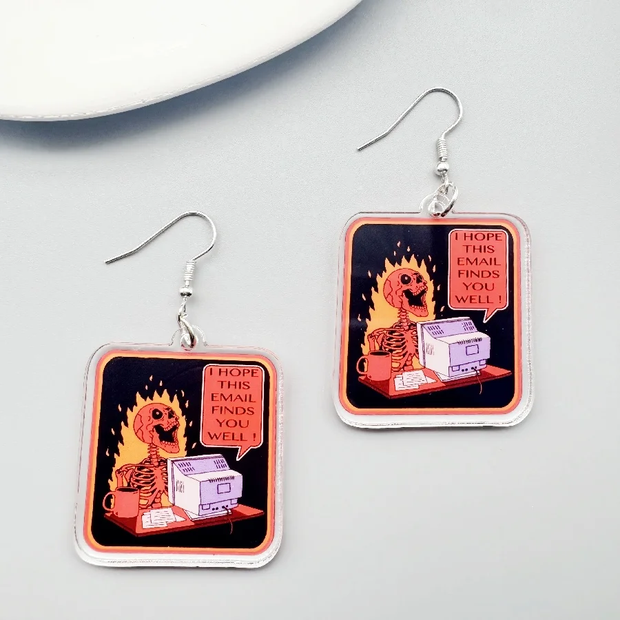 Novel I love Peeing Outside acrylic earrings cute creative fashion kawaii jewelry unique fun gift
Novel I love Peeing Outside acrylic earrings cute creative fashion kawaii jewelry unique fun gift
