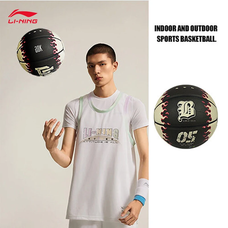 LI-NING Unisex BADFIVE Elite stylish basketball Size 7 Professional Outdoor Indoor Sport Ball ABQV021
LI-NING Unisex BADFIVE Elite stylish basketball Size 7 Professional Outdoor Indoor Sport Ball ABQV021