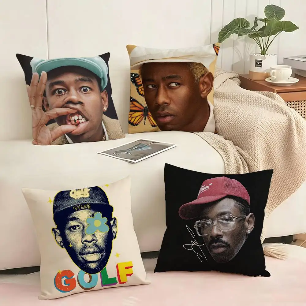 Singer Tyler The Creator Pillow Case Square Double-Sided Sofa Cushion Cover Bedroom Bedside Pillow Gift
Singer Tyler The Creator Pillow Case Square Double-Sided Sofa Cushion Cover Bedroom Bedside Pillow Gift