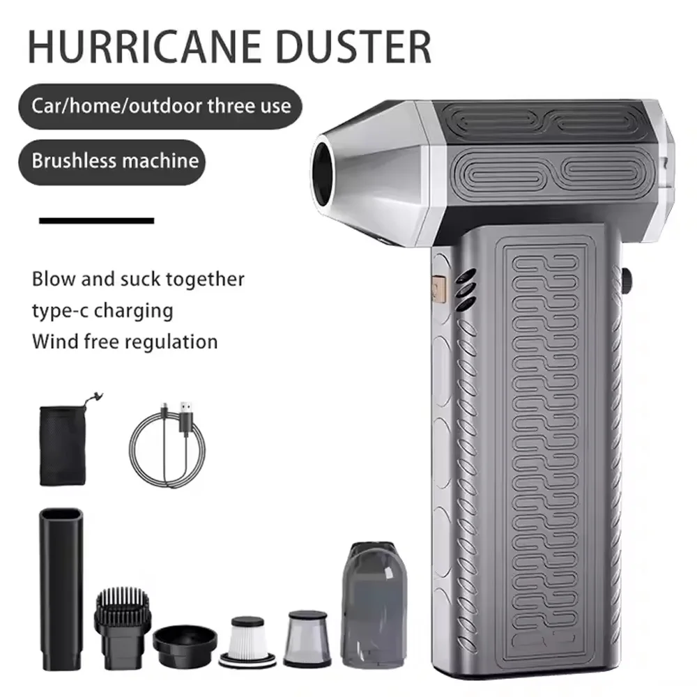 130000RPM handheld portable mini violent turbo fan dust blower vacuum cleaner car fan blowing fallen leaves
130000RPM handheld portable mini violent turbo fan dust blower vacuum cleaner car fan blowing fallen leaves