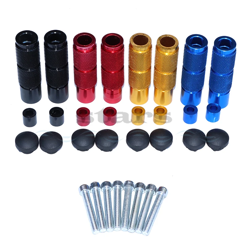 1pair 5 colors Universal CNC Aluminum Motorcycle Bike ATV Footrests Foot Pegs Pedals Motorcycle Modification Parts
1pair 5 colors Universal CNC Aluminum Motorcycle Bike ATV Footrests Foot Pegs Pedals Motorcycle Modification Parts