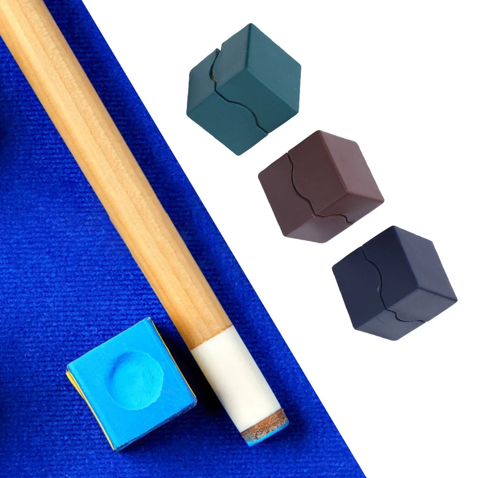 Customization 72PCS Pool Cue Chalk Holder Cover Portable Billiards Cue Squared Chalk Powder Cover
Customization 72PCS Pool Cue Chalk Holder Cover Portable Billiards Cue Squared Chalk Powder Cover