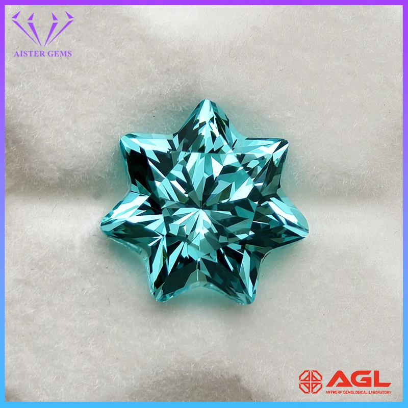 Новый выращенный в лаборатории драгоценный камень Параиба в форме Хептаграммы, неоновый синий синтетический турмалин, свободные драгоценные камни с сертификатом AGL
Новый выращенный в лаборатории драгоценный камень Параиба в форме Хептаграммы, неоновый синий синтетический турмалин, свободные драгоценные камни с сертификатом AGL