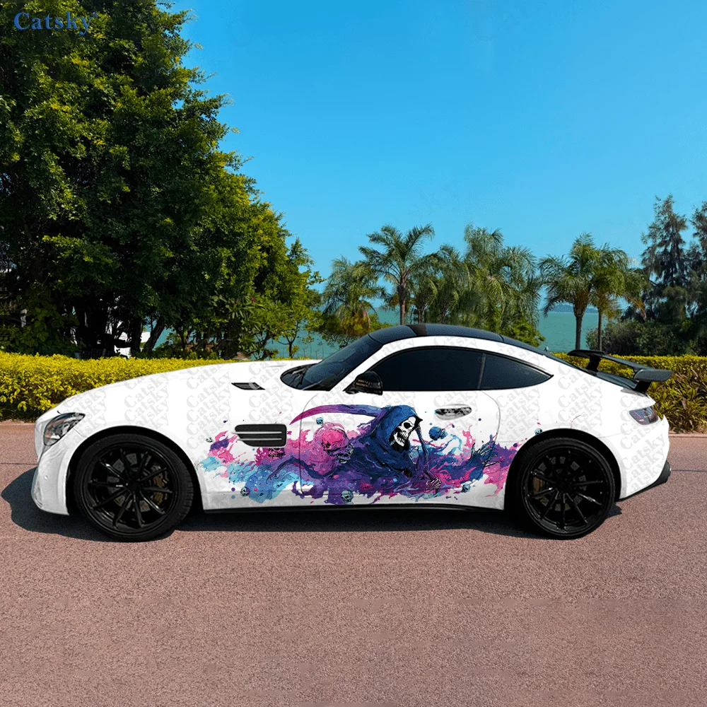 Gradient Reaper Cool Car Vinyl Wraps Decal Self-adhesive PVC Sticker Suitable for Trucks SUV Decoration Auto Accessories Gift
Gradient Reaper Cool Car Vinyl Wraps Decal Self-adhesive PVC Sticker Suitable for Trucks SUV Decoration Auto Accessories Gift