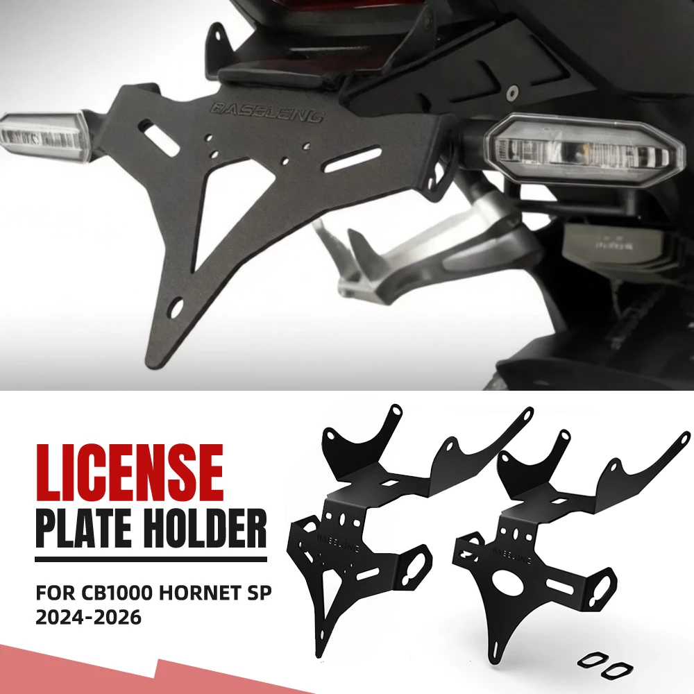 CB 1000 HORNET License Bracket Registration Plate Holder Rear Fender Eliminator For Honda CB1000 HORNET1000 SP 2024 2025 2026
CB 1000 HORNET License Bracket Registration Plate Holder Rear Fender Eliminator For Honda CB1000 HORNET1000 SP 2024 2025 2026