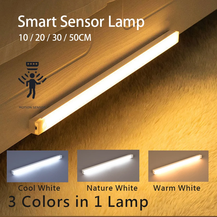 LED Motion Sensor Light Wireless LED Night Light Type C Rechargeable Light Cabinet Wardrobe Lamp Staircase Backlight For Kitchen
LED Motion Sensor Light Wireless LED Night Light Type C Rechargeable Light Cabinet Wardrobe Lamp Staircase Backlight For Kitchen