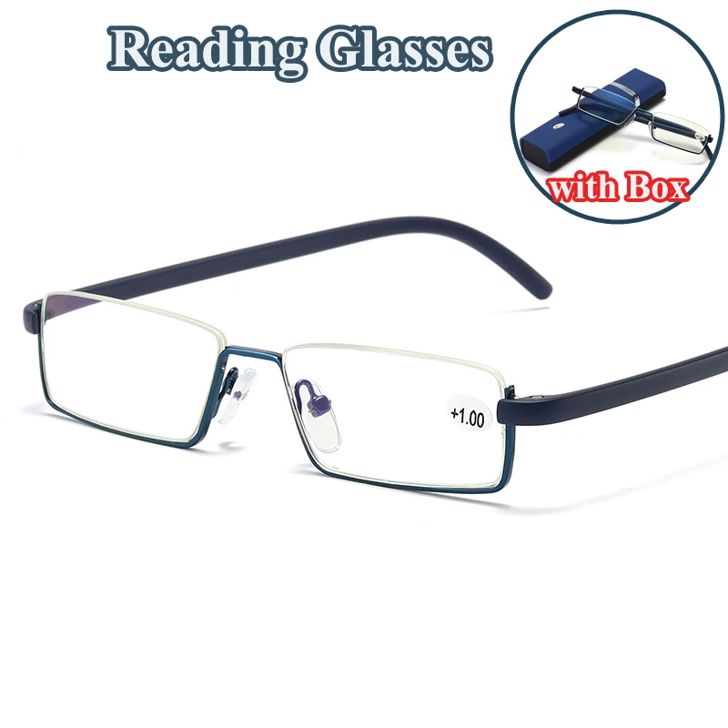 Business Reading Glasses Men Women TR90 Half Frame Unisex Anti-blue Light Blocking Presbyopia Eyeglasses Diopter +1.0~4.0
Business Reading Glasses Men Women TR90 Half Frame Unisex Anti-blue Light Blocking Presbyopia Eyeglasses Diopter +1.0~4.0