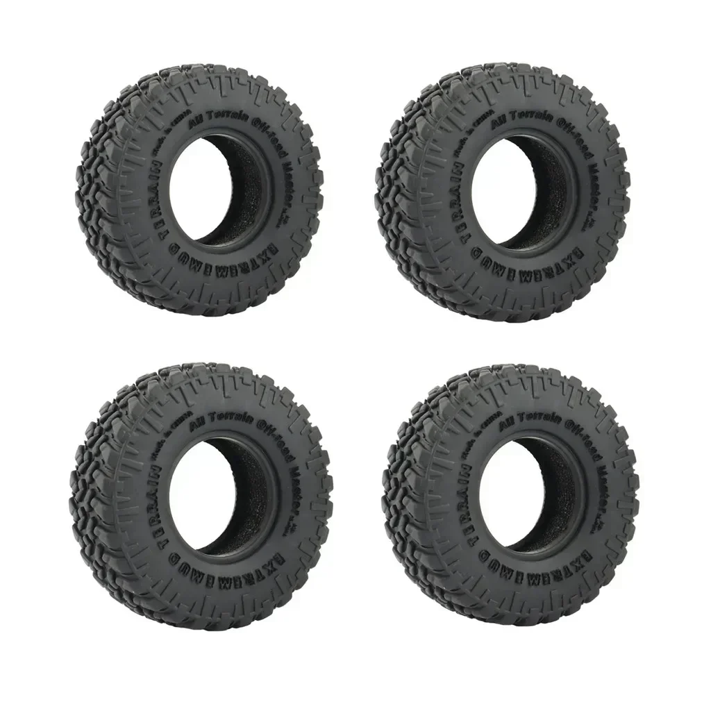 4PCS 1.0" Soft Rubber All Terrain Wheel Tires 50*20/54*23mm for 1/24 RC Crawler Car Axial SCX24 90081 Upgrade Tyres
4PCS 1.0" Soft Rubber All Terrain Wheel Tires 50*20/54*23mm for 1/24 RC Crawler Car Axial SCX24 90081 Upgrade Tyres