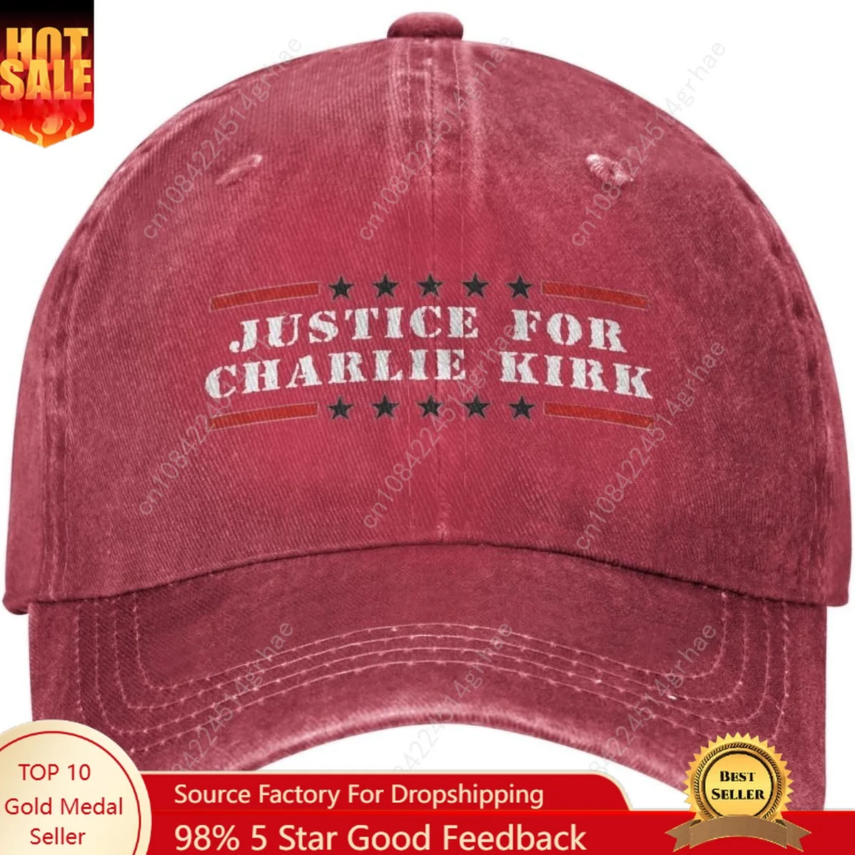 Justice for Charlie Kirk Caps for Mens Charlie Kirk Womens Baseball Caps
Justice for Charlie Kirk Caps for Mens Charlie Kirk Womens Baseball Caps