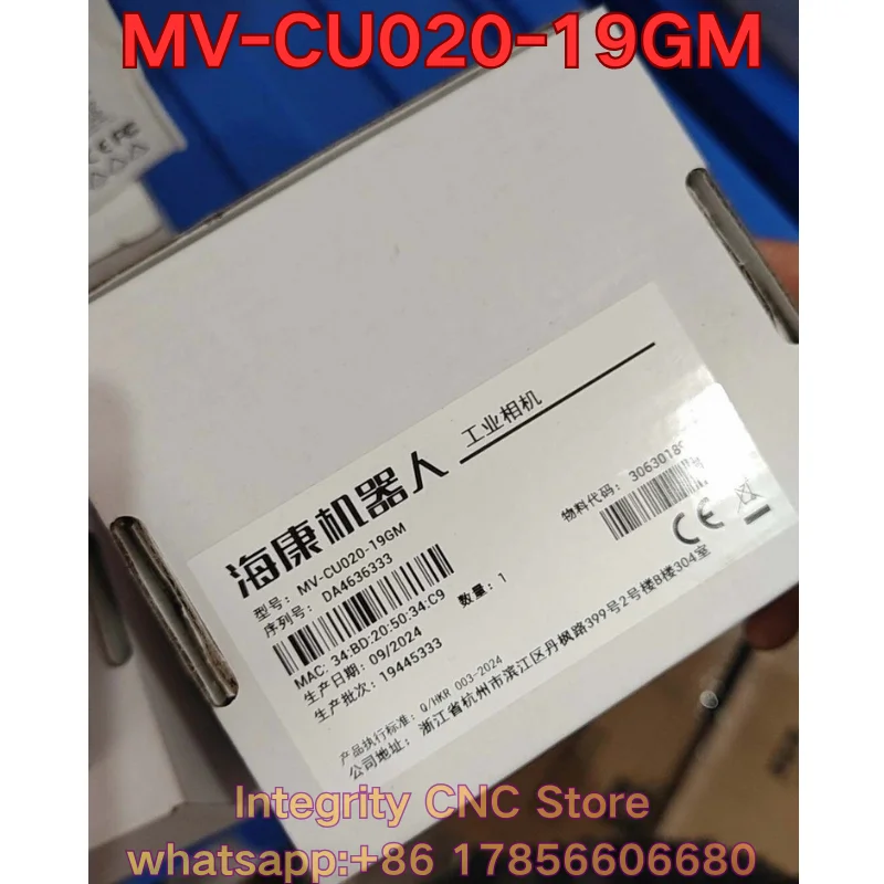 Brand new MV-CU020-19GM industrial camera
Brand new MV-CU020-19GM industrial camera