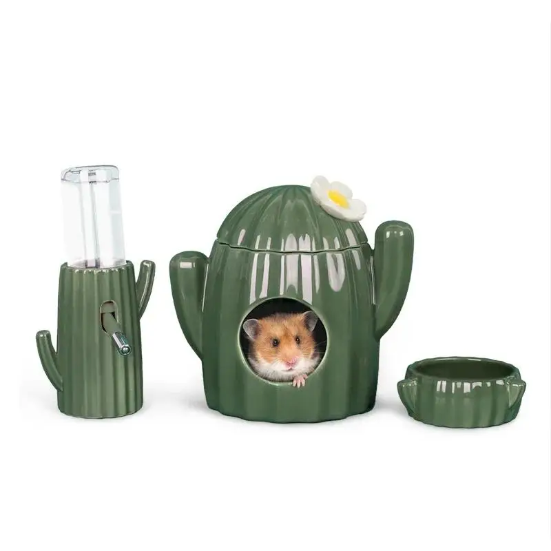Cactus Series Ceramic Hamster House Hamsters Rat Small Animal Supplies Small Landscaping Supplies Cage Bowl Accessories Pet
Cactus Series Ceramic Hamster House Hamsters Rat Small Animal Supplies Small Landscaping Supplies Cage Bowl Accessories Pet