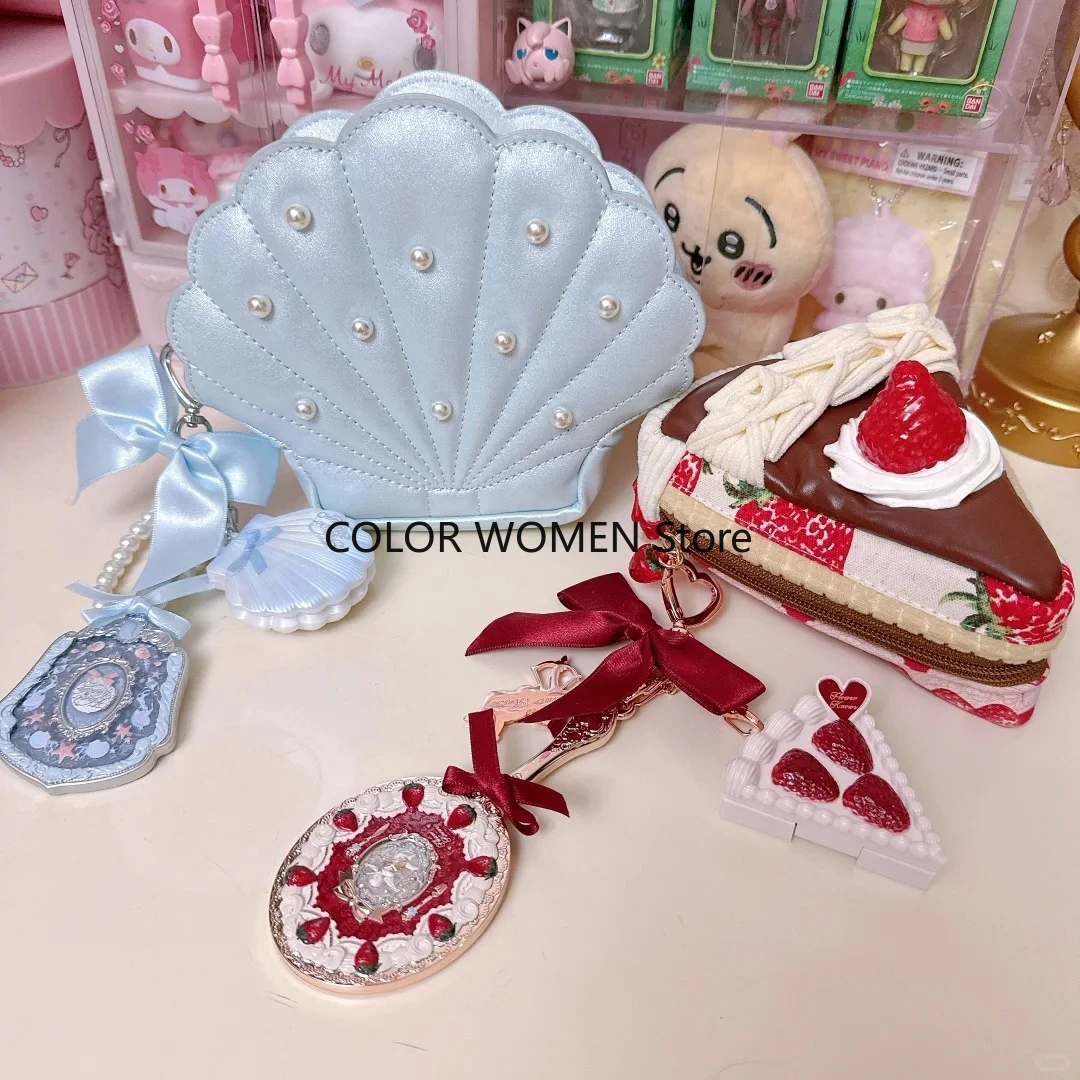 Flower Knows Shell Series Mini Mirror Pendant Handheld Mirror Limited White Blue Fairy Mirrors Tool
Flower Knows Shell Series Mini Mirror Pendant Handheld Mirror Limited White Blue Fairy Mirrors Tool