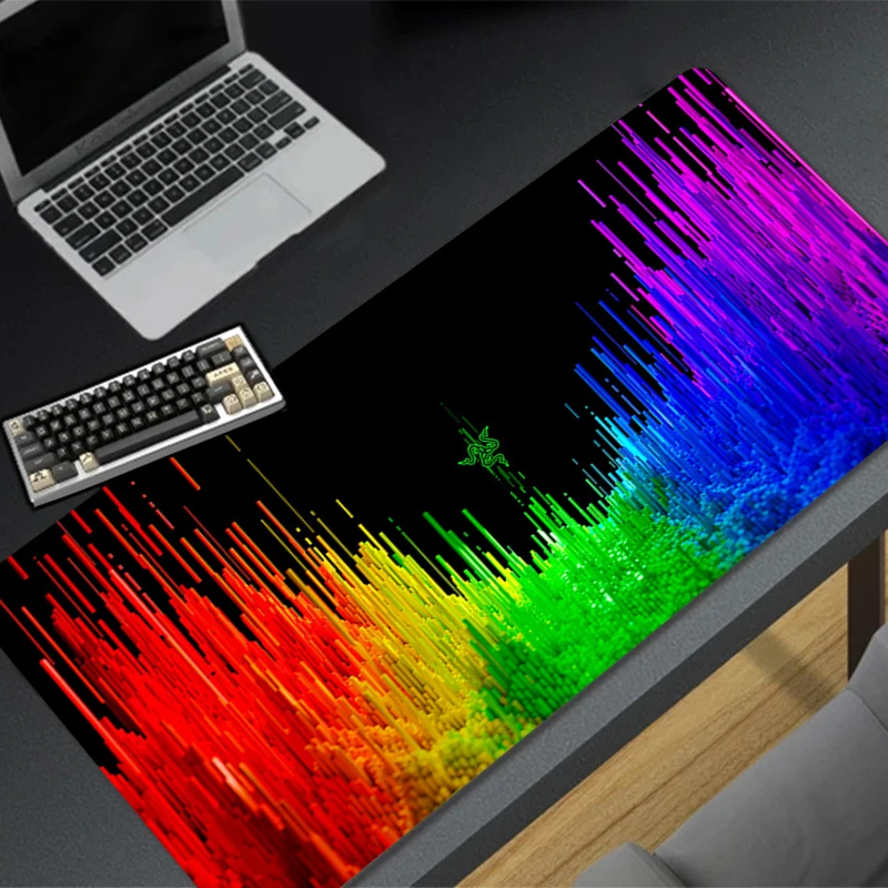 Large Mouse Pad Gaming Accessories Razer Colorful Notebook Keyboard Mat Rubber Mousepad Locking Edge Gamer Extended Desk Decor
Large Mouse Pad Gaming Accessories Razer Colorful Notebook Keyboard Mat Rubber Mousepad Locking Edge Gamer Extended Desk Decor