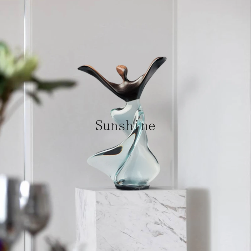 Modern creative abstract figure sculpture ornament high sense porch TV cabinet decoration
Modern creative abstract figure sculpture ornament high sense porch TV cabinet decoration