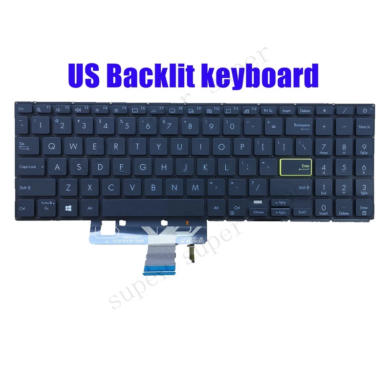 SSS+ US Backlit keyboard for Asus S533E S533F S533FA S533FL S533J S533JQ
SSS+ US Backlit keyboard for Asus S533E S533F S533FA S533FL S533J S533JQ