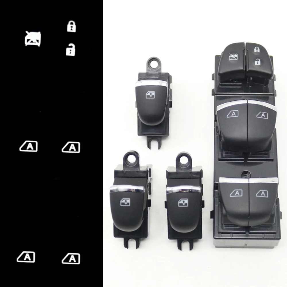 LHD Window Glass Lift Button With LED Backlight Switch For Nissan X-Trail Altima Qashqai Tiida Sylphy Sentra For Infiniti JF15
LHD Window Glass Lift Button With LED Backlight Switch For Nissan X-Trail Altima Qashqai Tiida Sylphy Sentra For Infiniti JF15