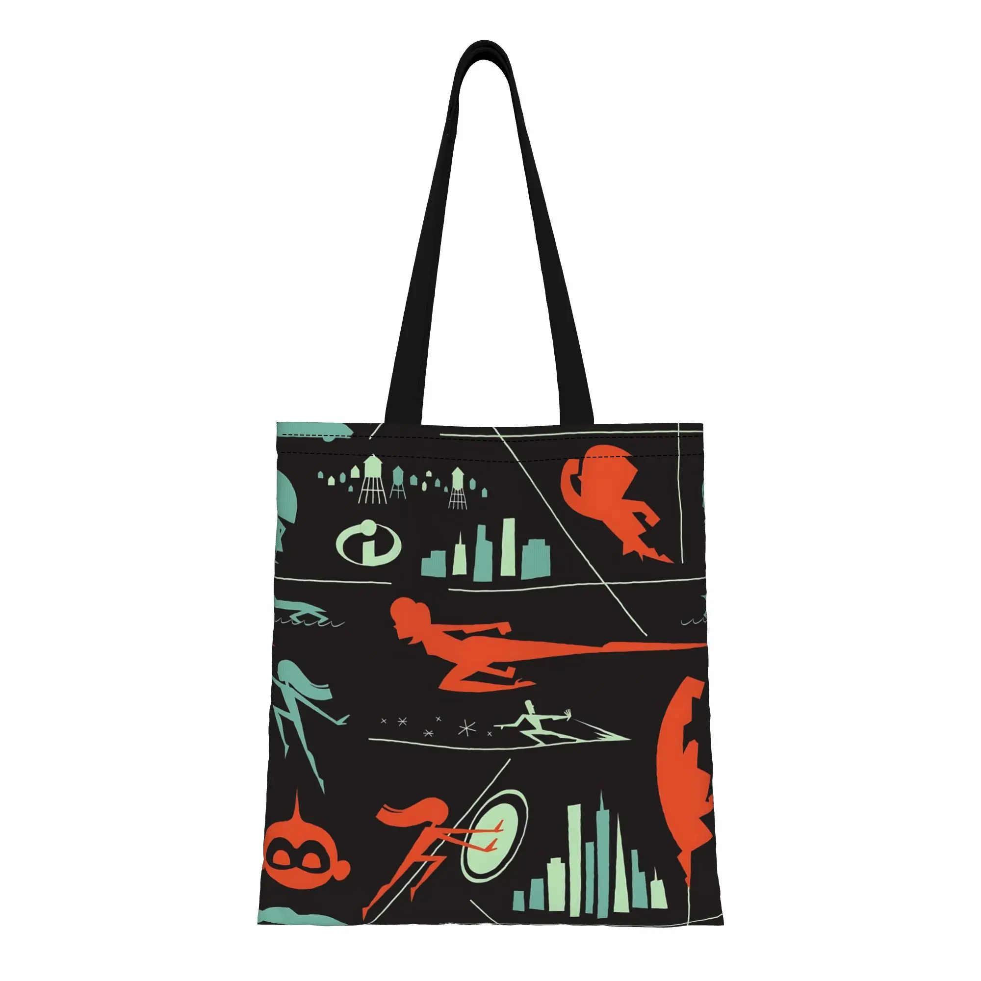 1 шт. Большая вместительная холщовая сумка-тоут «Суперсемейка» с шикарным узором, складная, без застежки.
1 шт. Большая вместительная холщовая сумка-тоут «Суперсемейка» с шикарным узором, складная, без застежки.