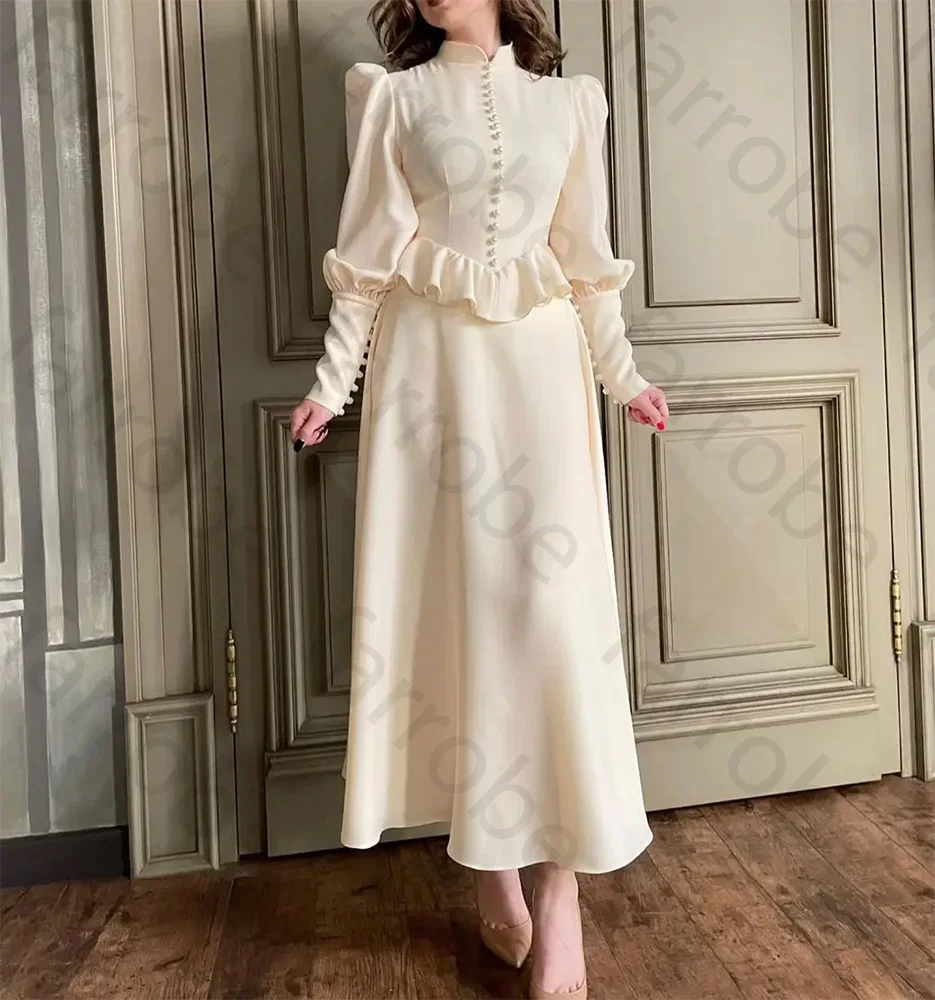 Customized Evening Dresses Elegant Vintage Sweet Prom Dress Off-The-Shoulder A-Line Long Sleeves Formal Occasion Party Gowns
Customized Evening Dresses Elegant Vintage Sweet Prom Dress Off-The-Shoulder A-Line Long Sleeves Formal Occasion Party Gowns