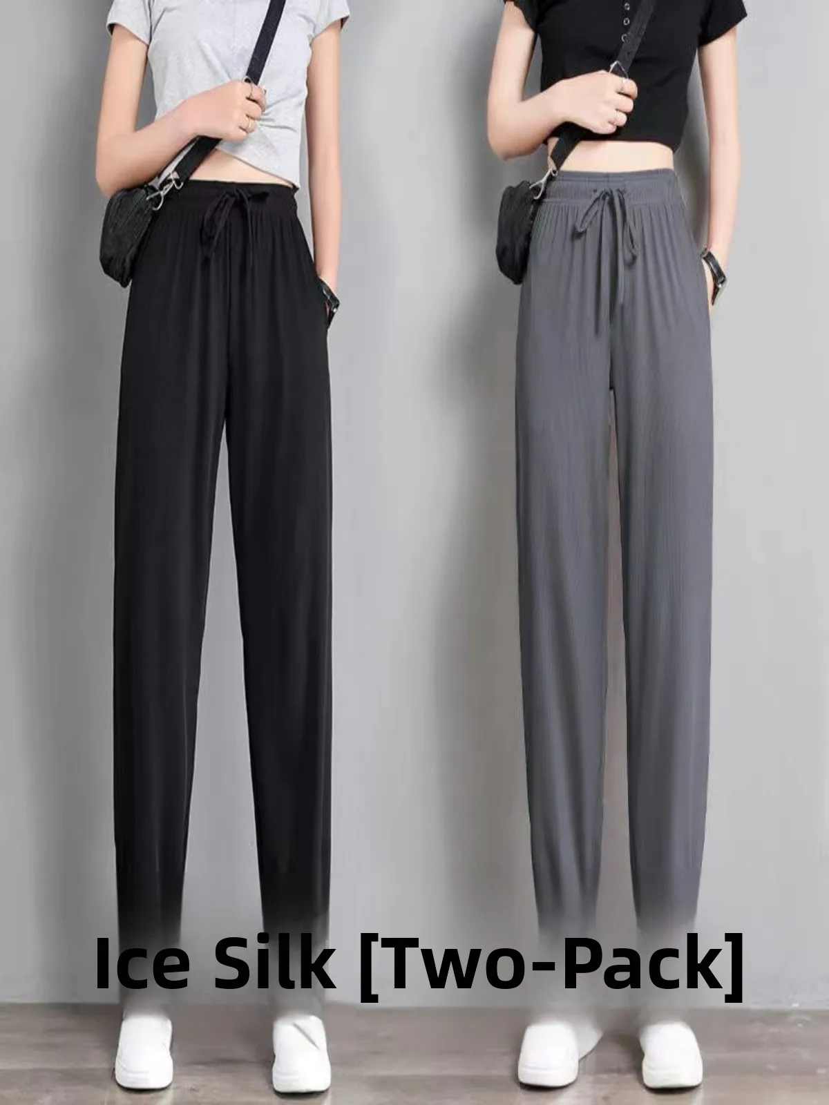 Ice Silk Slim Fit Sports Pants Women's High Waist Harlan Pants Nine Points Cuffed Lantern Pants Summer Small Size Commute Style
Ice Silk Slim Fit Sports Pants Women's High Waist Harlan Pants Nine Points Cuffed Lantern Pants Summer Small Size Commute Style