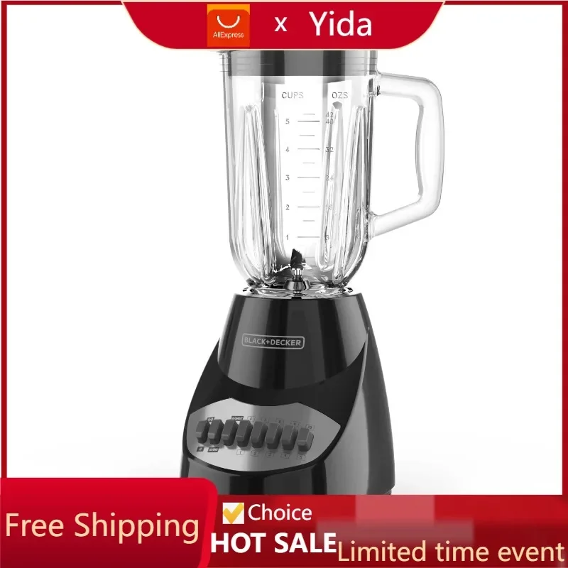 New 10-Speed Blender, 550 Watts, 50 Oz (6.25-cup) Glass Blending Jar, Black, BL2010BG
New 10-Speed Blender, 550 Watts, 50 Oz (6.25-cup) Glass Blending Jar, Black, BL2010BG
