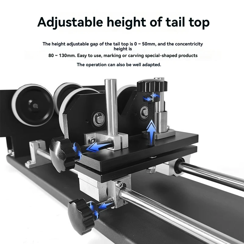 CNC Laser Engraver Rotary Axis with Brushless Motor, 10-150mm Chuck, SBP Rail Roller for for Engraving and Cutting on Cylinders
CNC Laser Engraver Rotary Axis with Brushless Motor, 10-150mm Chuck, SBP Rail Roller for for Engraving and Cutting on Cylinders