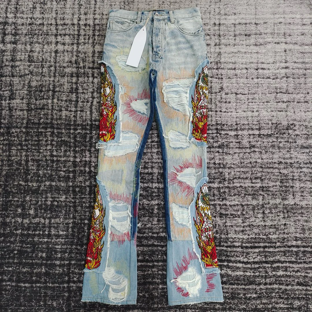 Who Decides War Jeans Мужские модные облегающие джинсовые брюки с вышивкой, расклешенные американские хлопковые эластичные джинсы, повседневные ...
Who Decides War Jeans Мужские модные облегающие джинсовые брюки с вышивкой, расклешенные американские хлопковые эластичные джинсы, повседневные ...