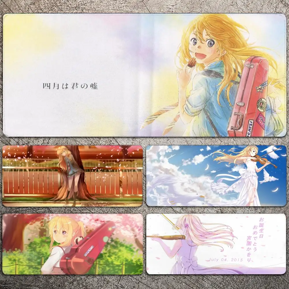 Anime Girl Miyazono Kaori Your Lie In April Mousepad Large Gaming Mouse Pad LockEdge Thickened Computer Keyboard Table Desk Mat
Anime Girl Miyazono Kaori Your Lie In April Mousepad Large Gaming Mouse Pad LockEdge Thickened Computer Keyboard Table Desk Mat
