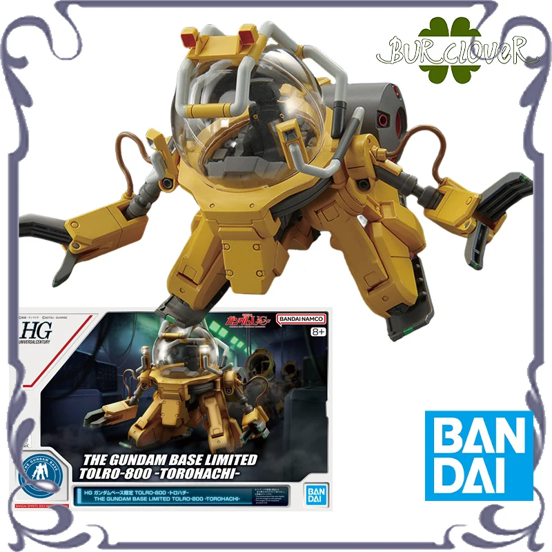 Bandai Original GUNDAM HG 1/144 Series TOLRO 800 TOROHACHI Anime Action Figure Assembly Model Toys Collectible Model Ornaments 
Bandai Original GUNDAM HG 1/144 Series TOLRO 800 TOROHACHI Anime Action Figure Assembly Model Toys Collectible Model Ornaments