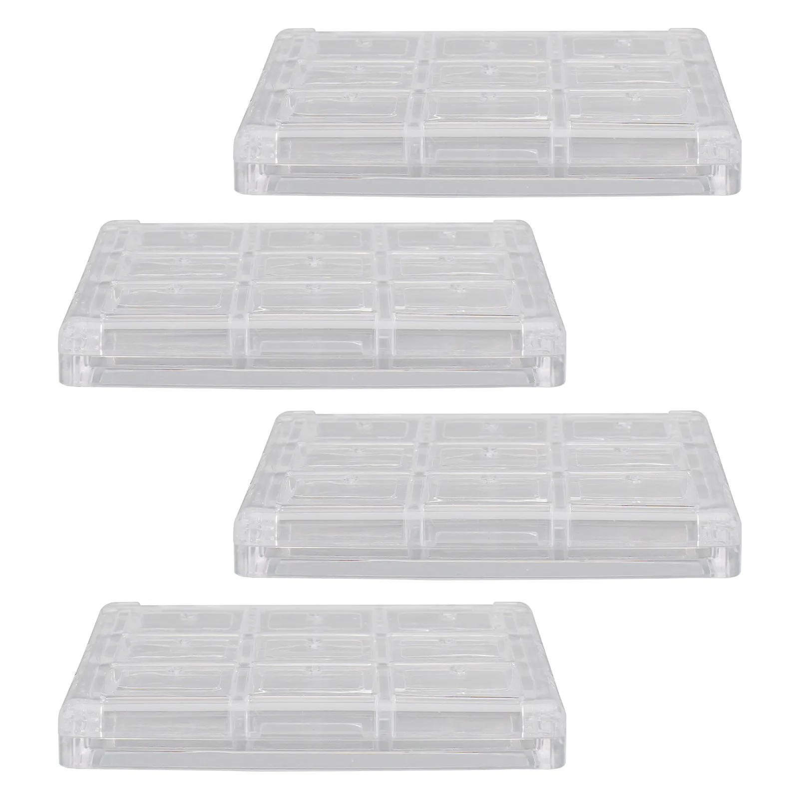 4Pcs Eyeshadow Boxes Empty Sub Package Containers Portable Makeup Organizer Travel Transparent Compartment Cosmetics Cases
4Pcs Eyeshadow Boxes Empty Sub Package Containers Portable Makeup Organizer Travel Transparent Compartment Cosmetics Cases